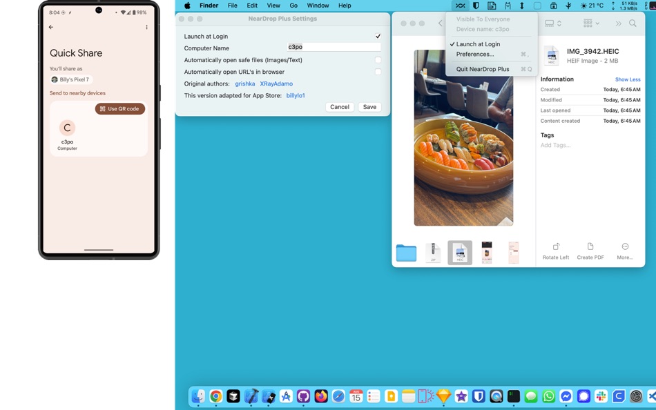 QuickShare Receiver (macOS) Oleh: Evergreen Labs QuickShare Receiver (macOS) Oleh: Evergreen Labs