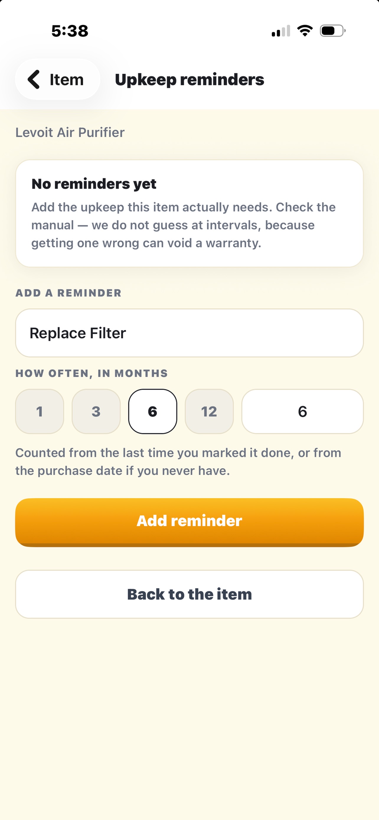 Screenshot 5 of My Warranty Safe