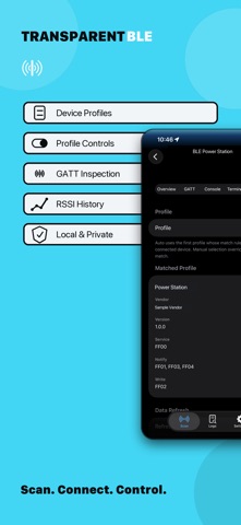 TransparentBLE screenshot