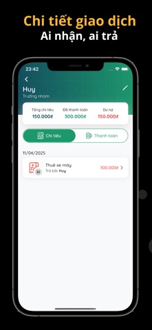 Gochi: Quản lý chi tiêu nhóm screenshot