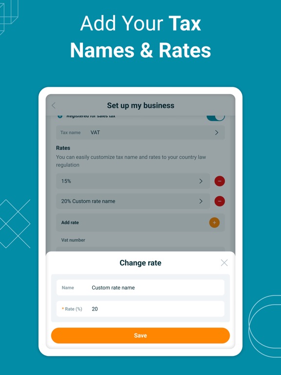 Easy Invoice Maker & Generator iPad screenshot 4 - Business app