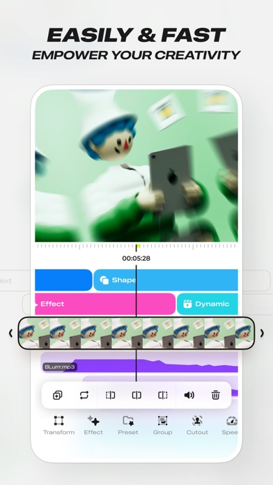 Blurrr-NEW GEN Video Editor Screenshot 4 - AppWisp.com Blurrr-NEW GEN Video Editor Screenshot 4 - AppWisp.com