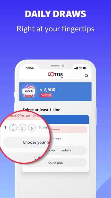 theLotter US - Lottery App Screenshot