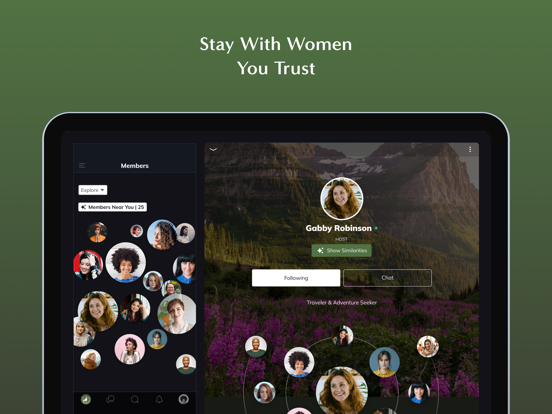 HerHouse iPad screenshot 1 - Travel app