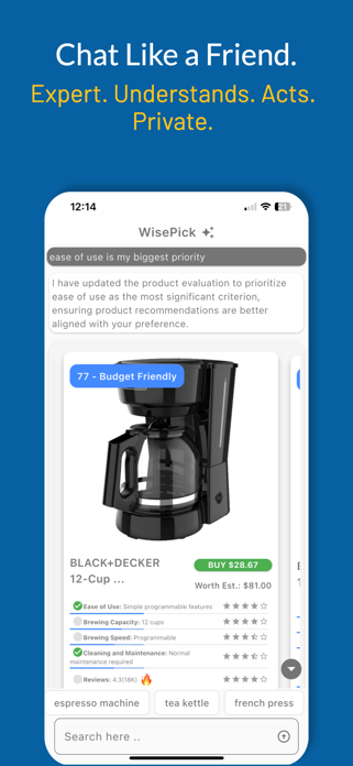 AI Shopping Assistant Screenshot 4 of 5