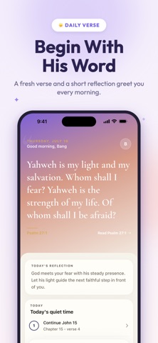 Faithly: Bible Widget & Audio iPhone screenshot