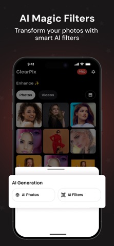 ClearPix - AI Photo Enhancer iPhone screenshot