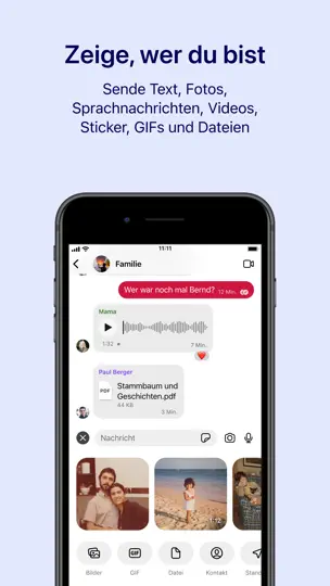 Screenshot von Signal – Sicherer Messenger auf dem iPhone 5