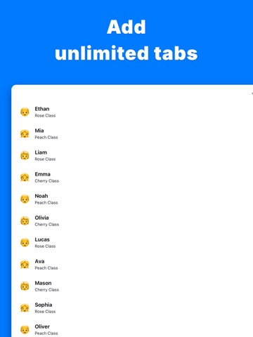 NameNotes - Take Note of Names iPad screenshot