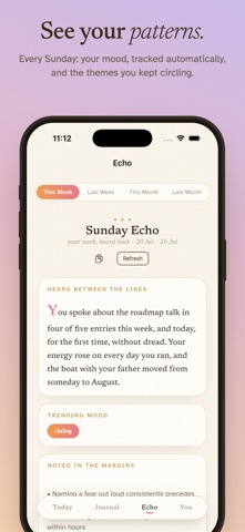 Sonote: Reflect Voice Journal screenshot