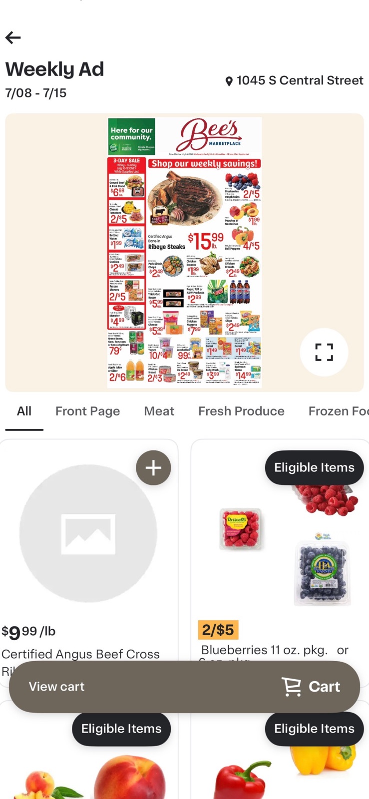 Bee's Marketplace iphone screenshot 3