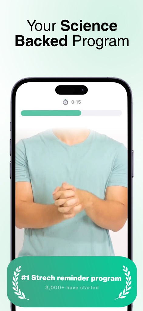 Stretch Reminder - Health & Fitness App | MWM