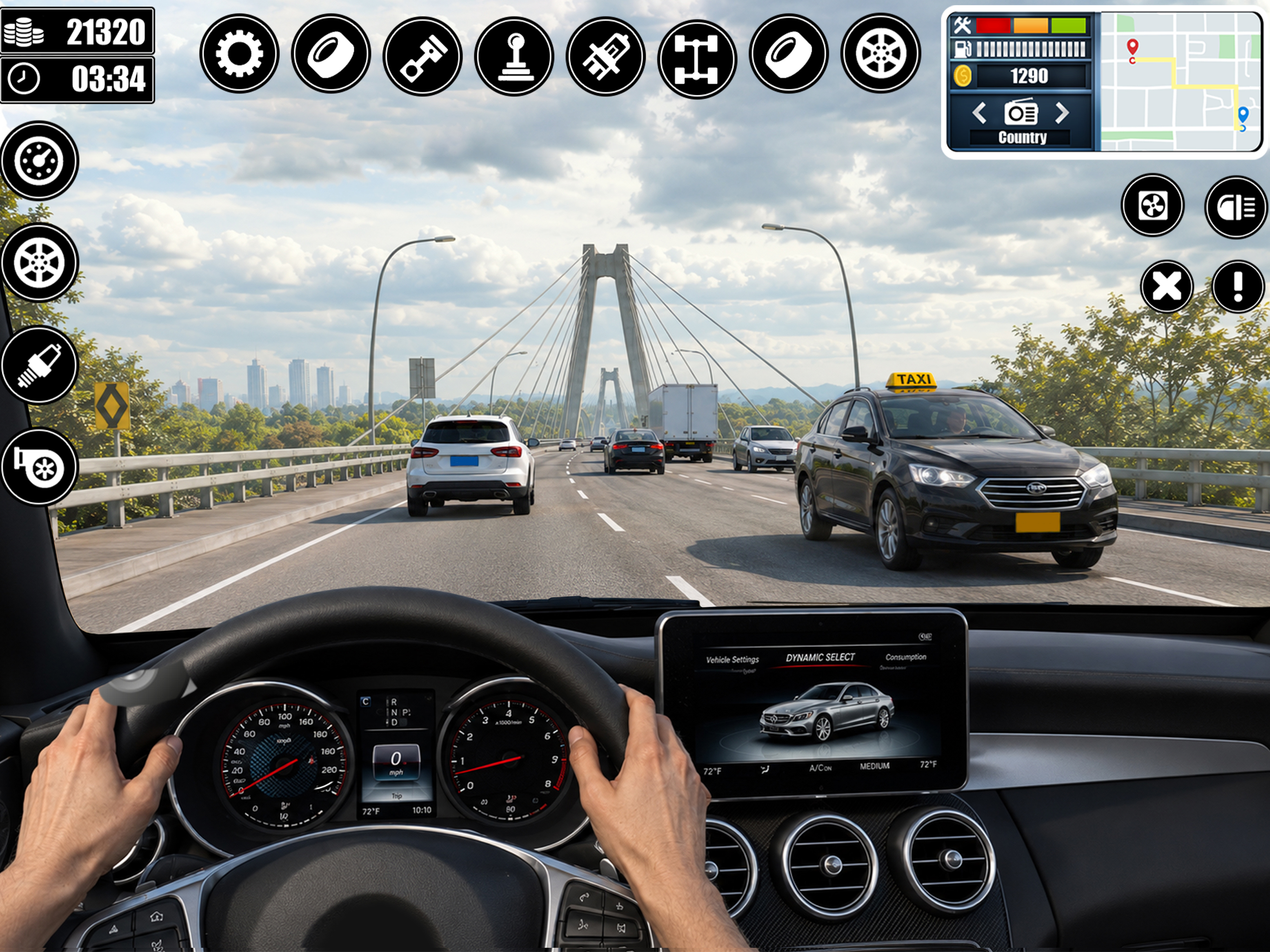 City Taxi Driver Cab Simulator screenshot 7