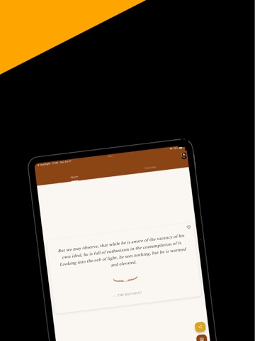 Daily Plato iPad screenshot