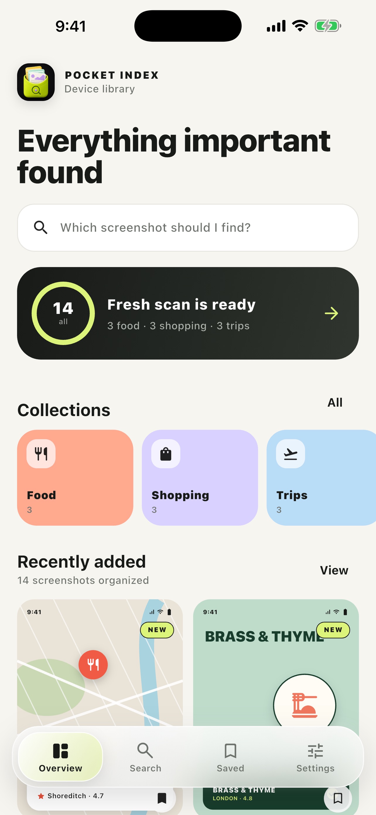 Screenshot 4 of Pocket Index: Local OCR Search