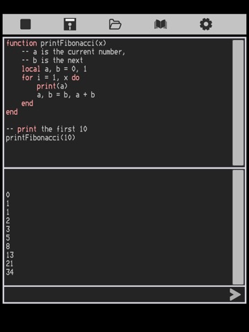 Luana: Code in Lua ipad screenshot 2