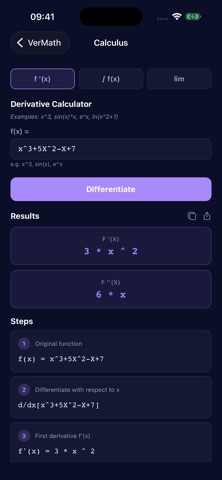 VerMath: Equation Solver Calc Screenshot 6 of 8