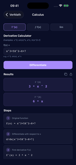 VerMath: Equation Solver Calc Screenshot 6 of 8