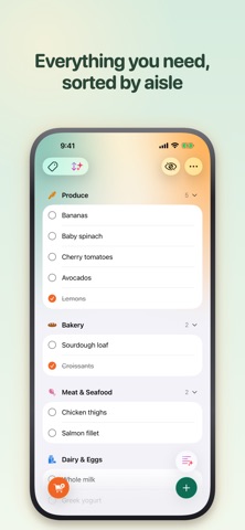 Hearth Groceries: Shared List Screenshot 1 of 5