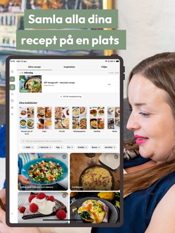 SmakShare – Recept & Middagar iPad screenshot 1
