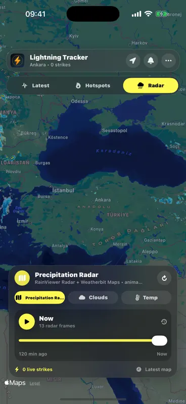 Radar Rayos Tormenta Alerta screenshot 2 of 5