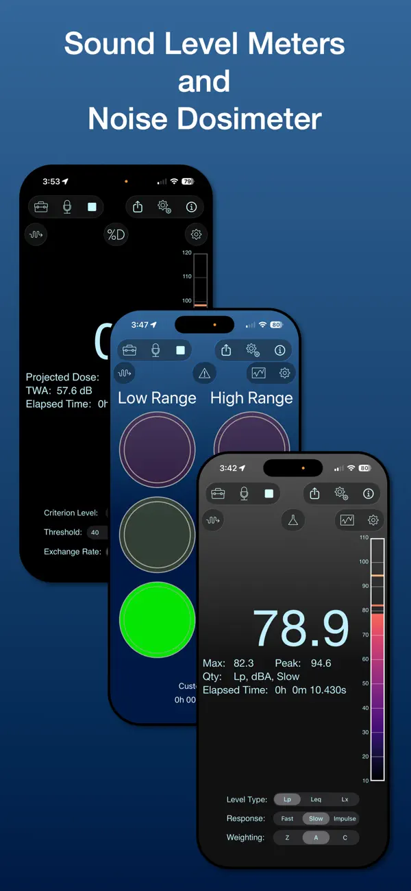 Screenshot #1 pour SoundMeter X