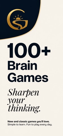 Goldenly: 100+ Fun Brain Games screenshot 1