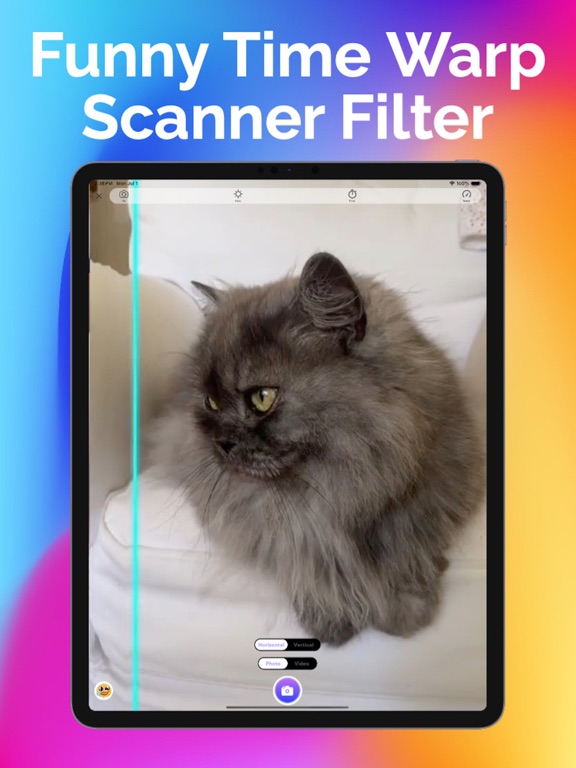 TimeWarp-TimeWarp Scan Filter iPad screenshot 1 - Photo & Video app