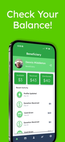 GiveSafe Beneficiary Screenshot 1 of 3