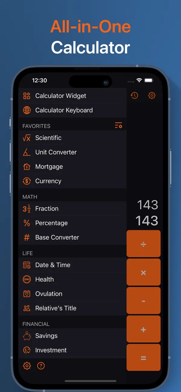 #1. Calculator365: All-In-One Calc (iOS) 由: 晖明 甘