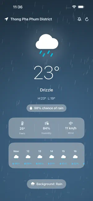 Umbrella: Weather & Rain screenshot 3