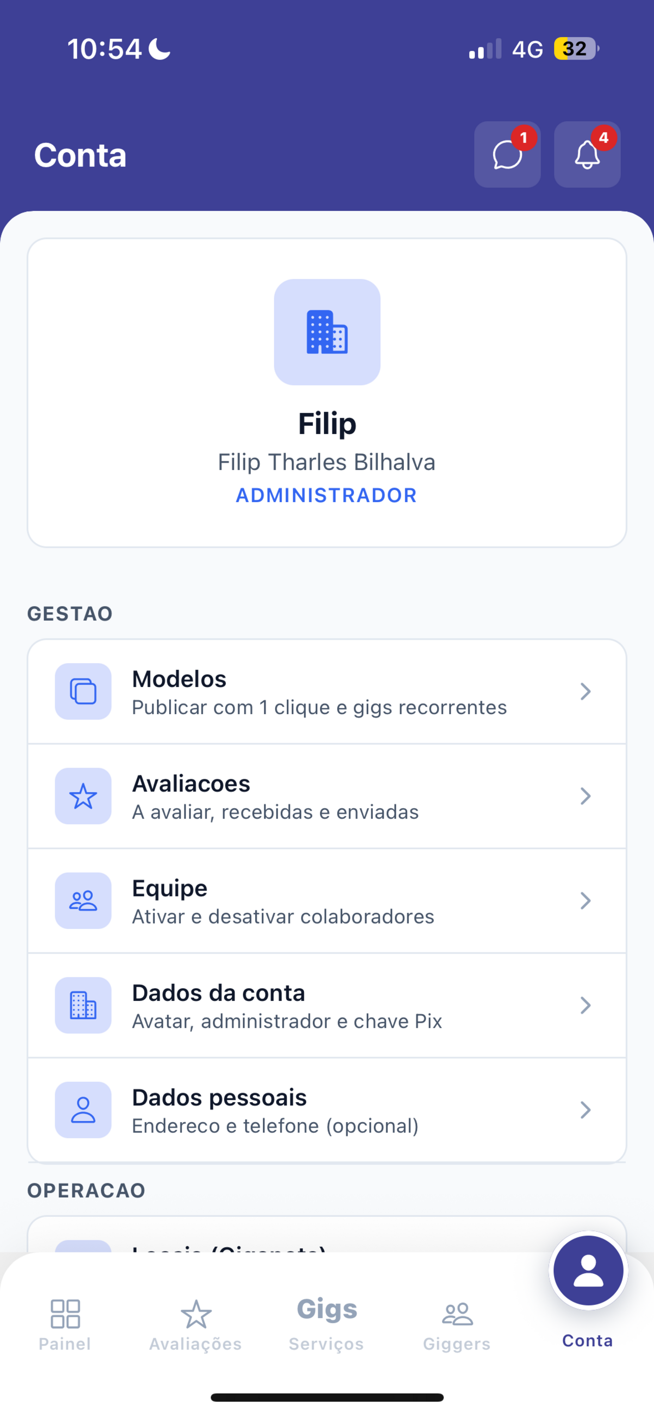Gigger: Contratantes screenshot 5
