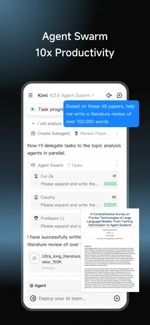 Kimi - Kimi K2.6 is Live iPhone screenshot 5