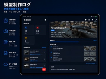 Gunpla Log: Model Kit Builder iPad screenshot