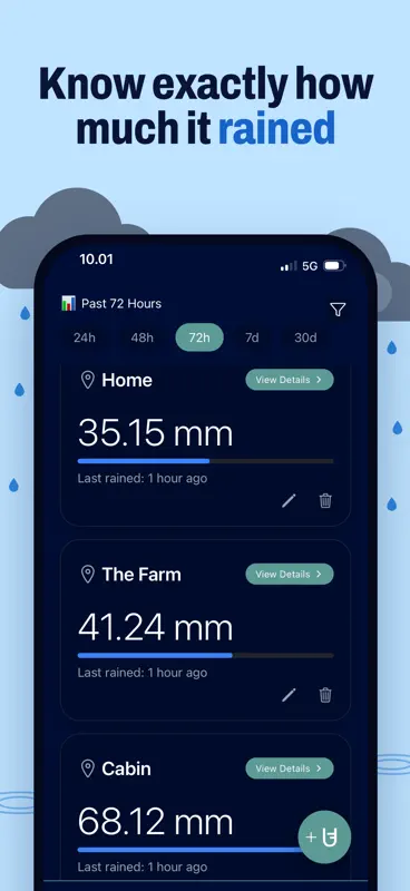 Rain Gauge: Rainfall Totals screenshot 2 of 7