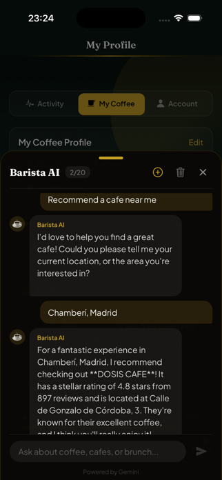 CafeRadar - Cafe Discovery App Screenshot 10 of 10