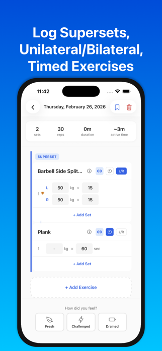 BaseLift: Workout Tracker Screenshot 5 of 8