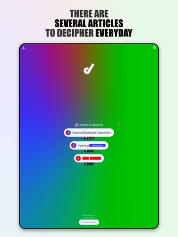 Dekripto iPad screenshot