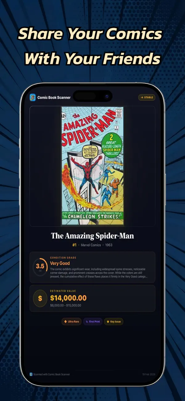 #5. Comic Book Scanner & Value App (iOS) Ved: Arbab Ashraf