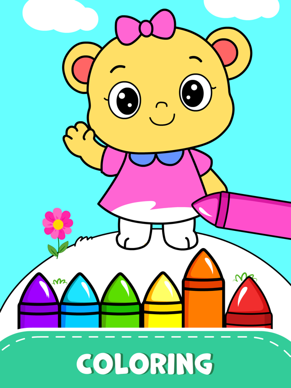 Toddler Games Baby Balloon Pop iPad screenshot 5 - Education app