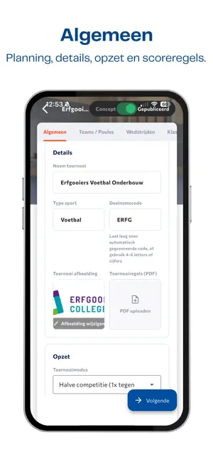 Toernooi.live screenshot 2