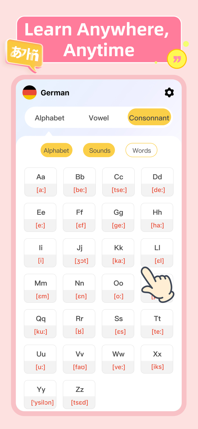 LanguageStart Learn Alphabet