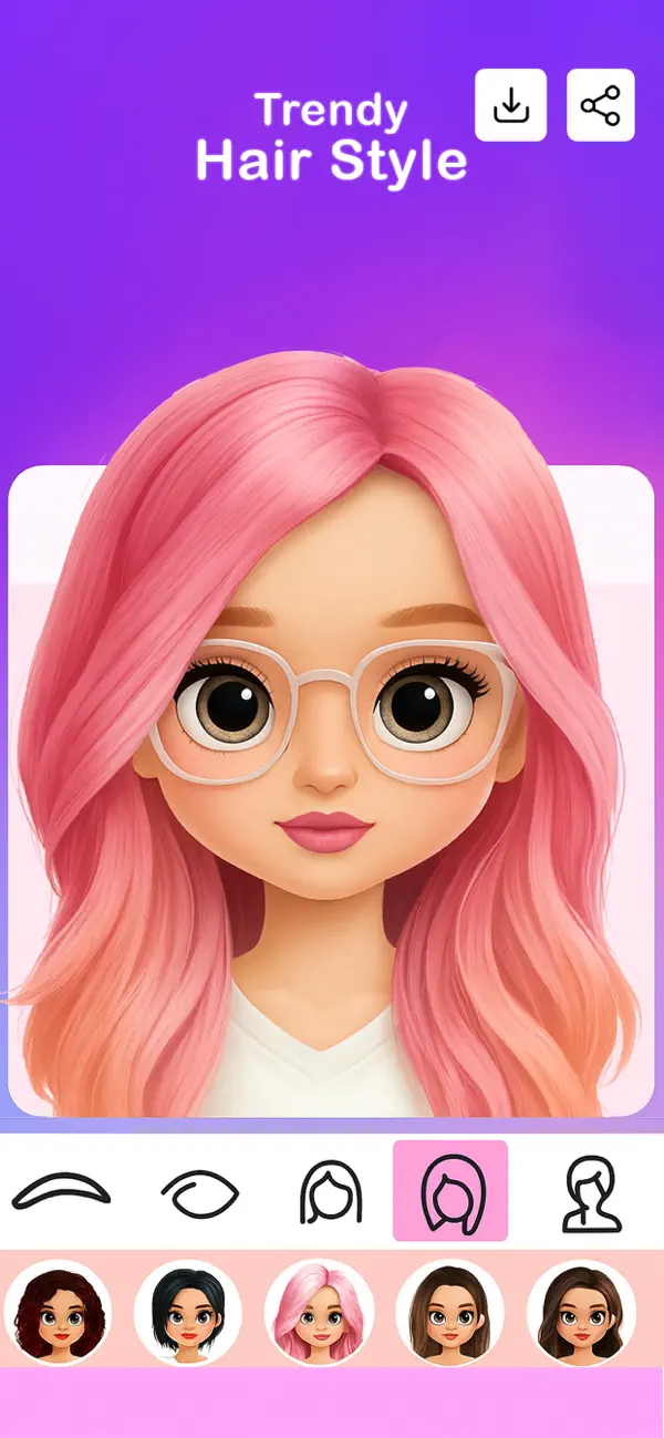 Screenshot #3 pour Doll Makeover : Avatar Creator
