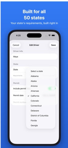 DriveClock  Log screenshot