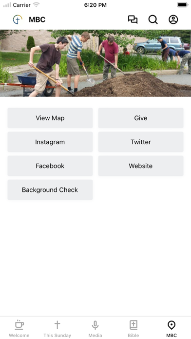 Milford Bible Church Screenshot