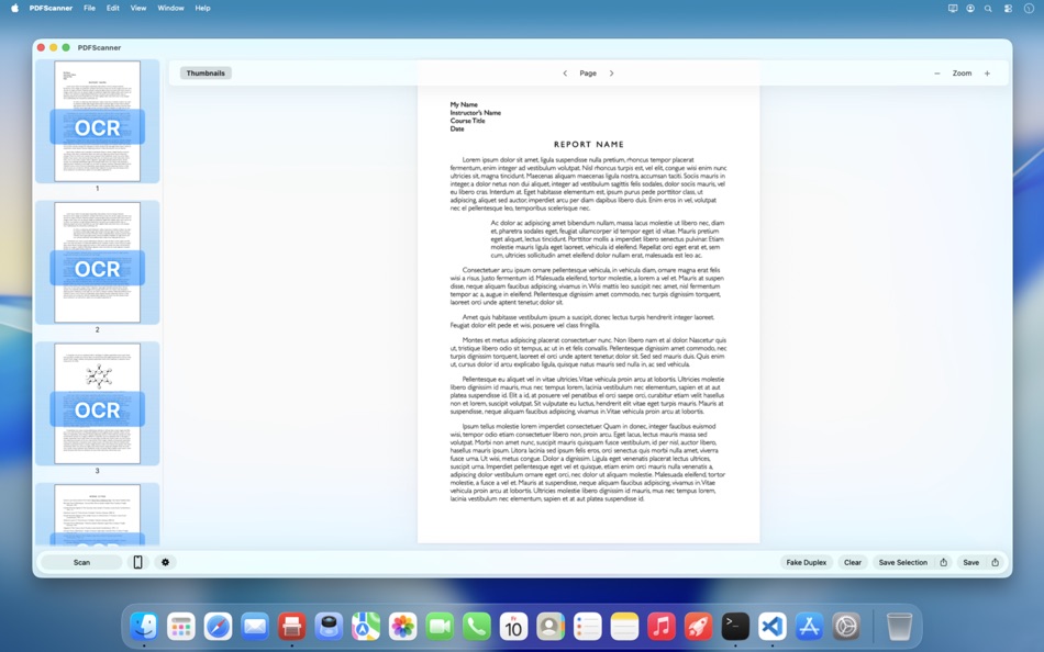 #3. PDFScanner - Scanning and OCR (macOS) بواسطة: Felix Rotthowe
