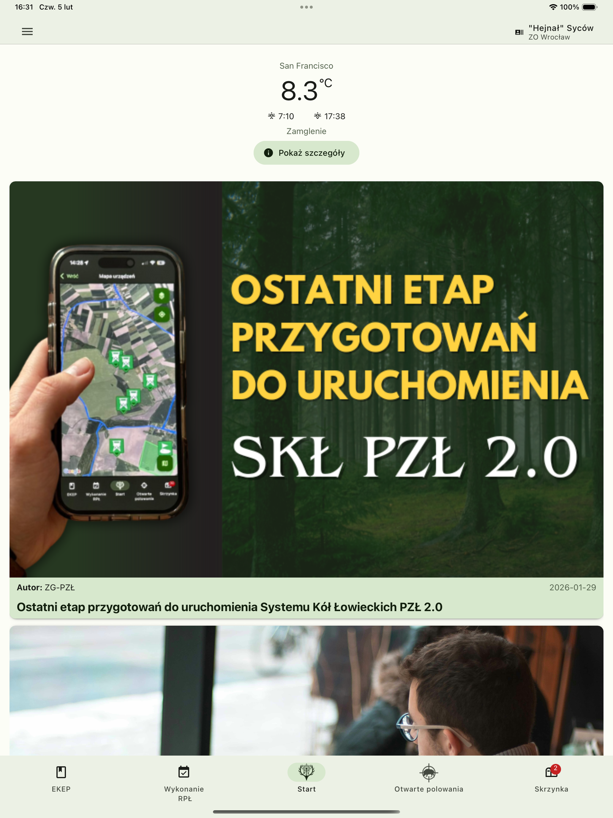 System Kół Łowieckich PZŁ 2.0