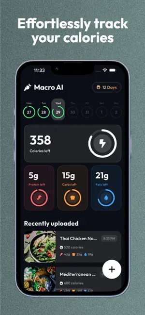Macro AI - Calorie Tracker screenshot 1