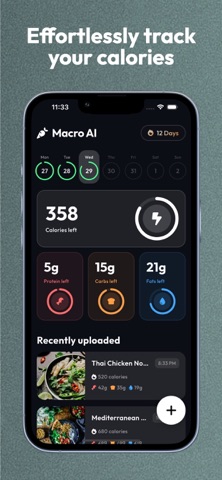 Macro AI - Calorie Tracker Screenshot 1 of 4