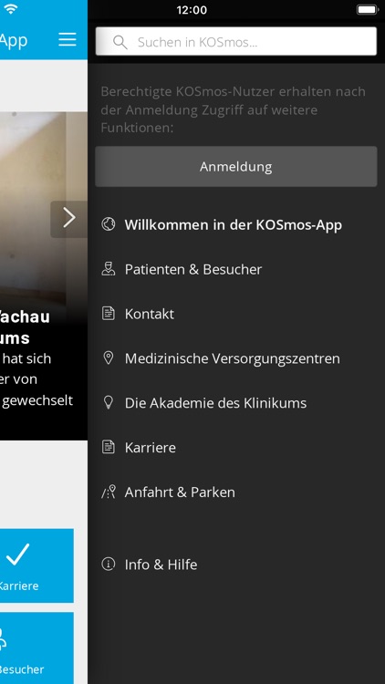 KOSmos - Die KOS-App